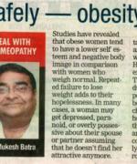 Managing your weight Safely